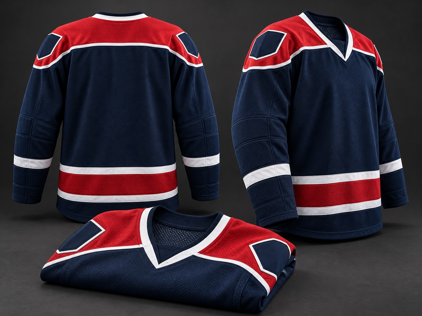 Back, sleeve and collar development direction